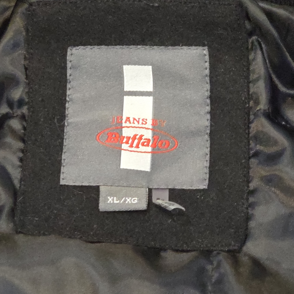 Jeans By Buffalo Men's XL,  Black Peacoat Wool Blend: Y2k, Streetwear, Classic - Picture 6 of 7